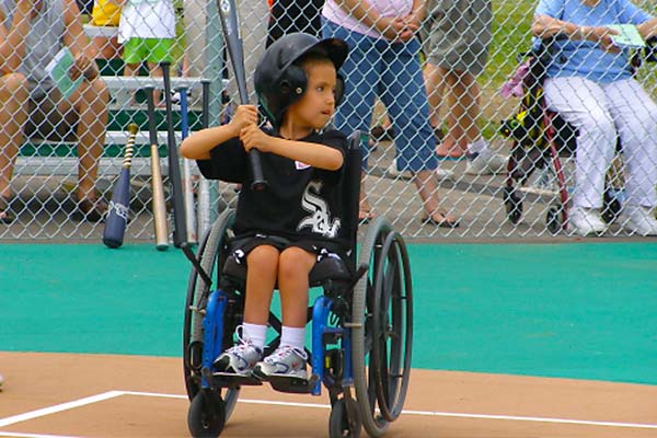 Batter gets ready to hit