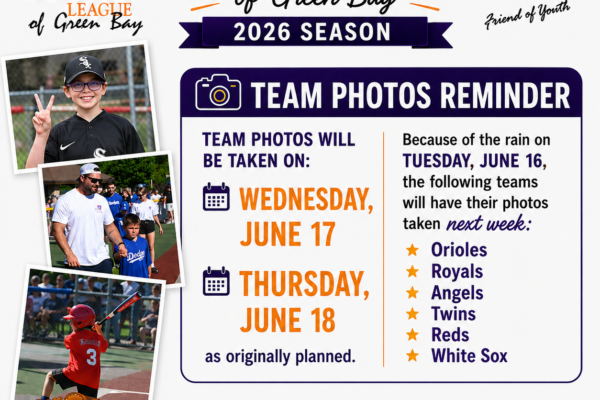 Team Photos Update